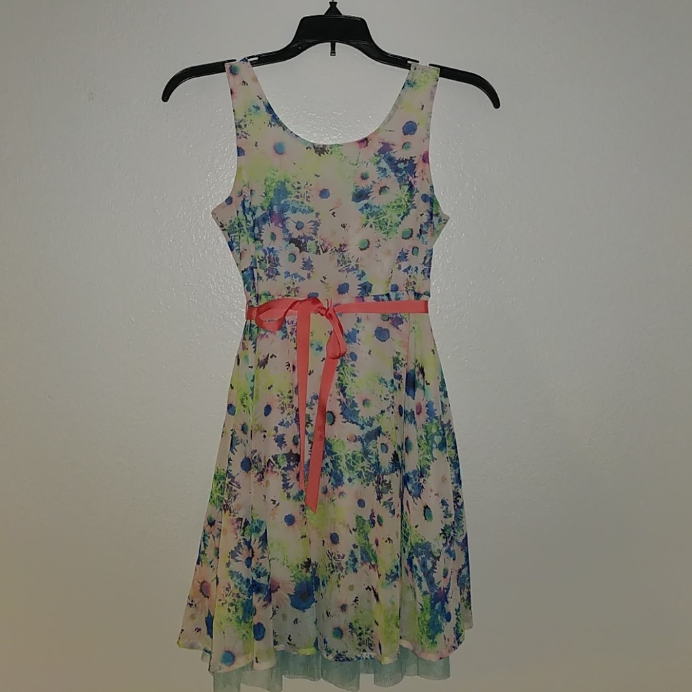 Floral Fit and Flare Dress